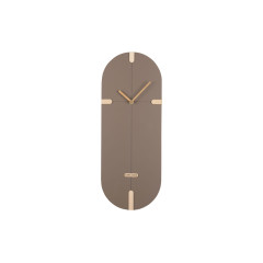 Nástenné hodiny Oxford Oval Karlsson KA6151BR, 20cm